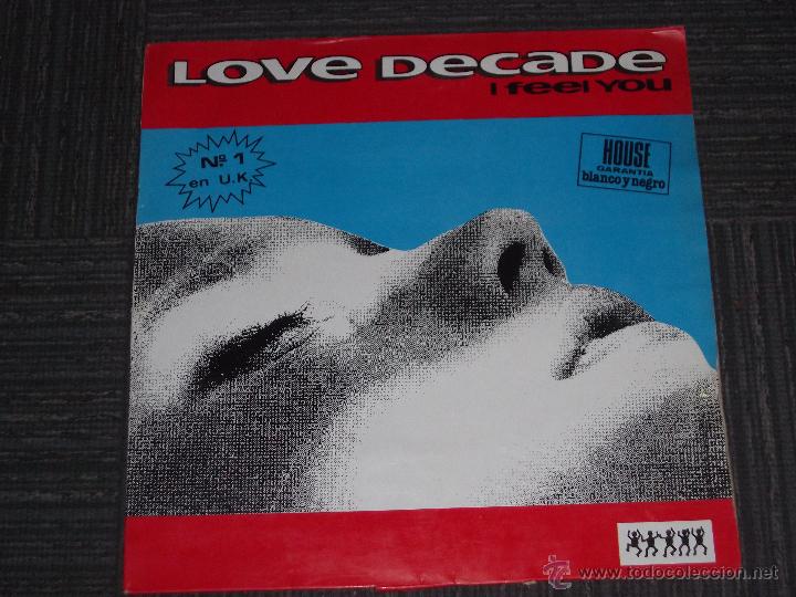Discos de vinilo: LOVE DECADE - FEEL YOU - MAXI - L - - Foto 1