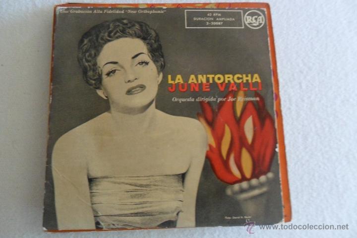 Discos de vinilo: JUNE VALLI - LA ANTORCHA + 3 EP - Foto 1