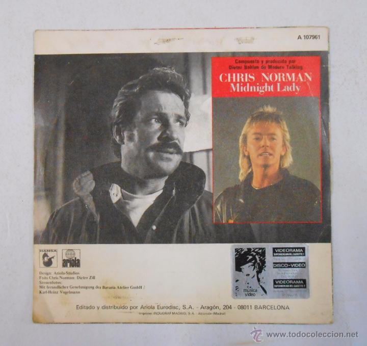 Discos de vinilo: CHRIS NORMAN. MIDNIGHT LADY. TDKDS3 - Foto 2