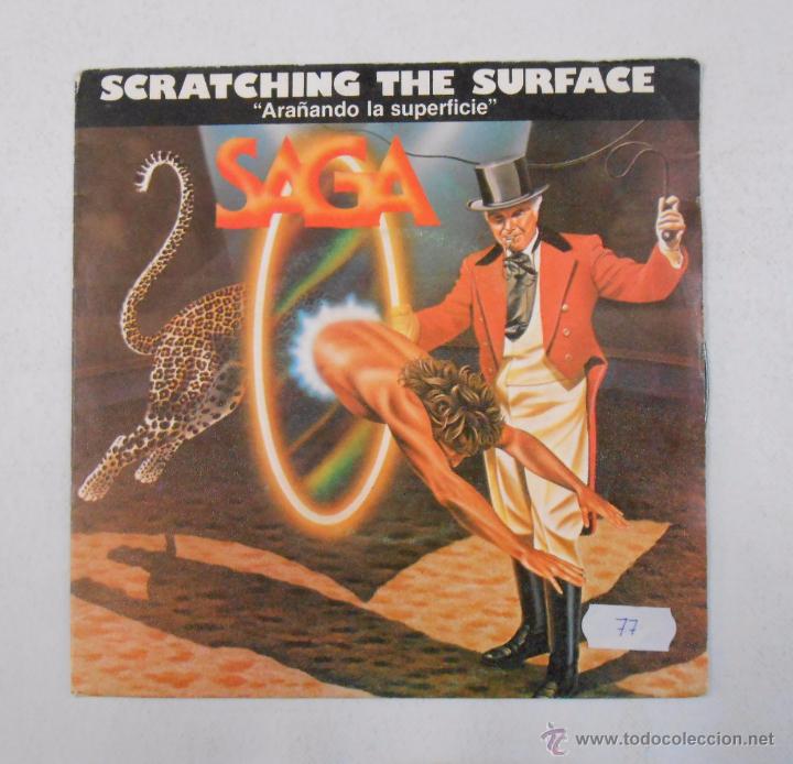 Discos de vinilo: SAGA. - SCRATCHING THE SURFACE / THE VENDETTA. TDKDS3 - Foto 2