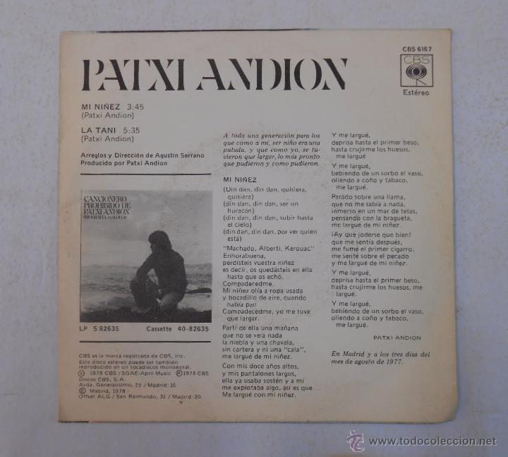 Discos de vinilo: PATXI ANDION. MI NI&Ntilde;EZ. DKDS3 - Foto 2