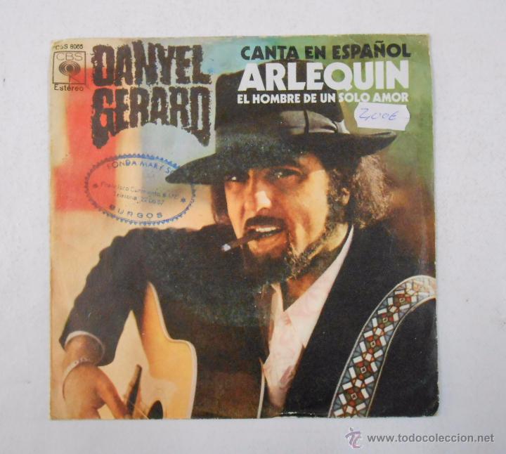 Disques de vinyle: DANYEL GERARD CANTA EN ESPA&Ntilde;OL. ARLEQU&Iacute;N. EL HOMBRE DE UN SOLO AMOR. TDKDS3