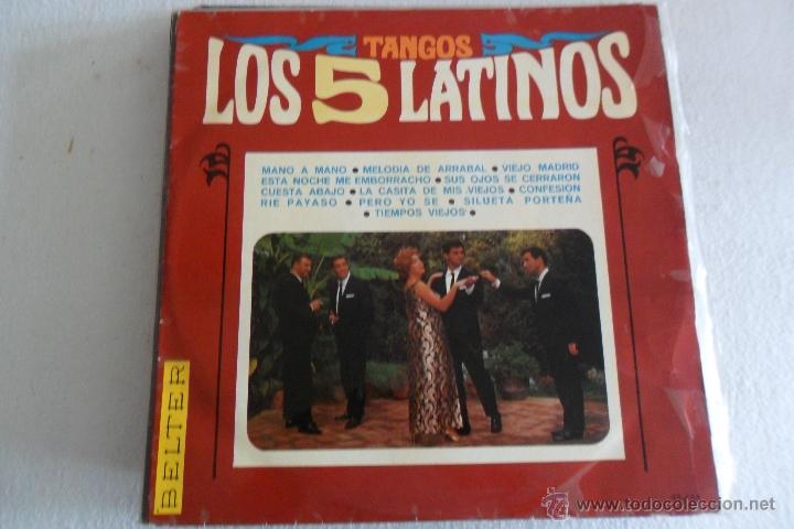 Discos de vinilo: LOS 5 LATINOS - TANGOS - Foto 1