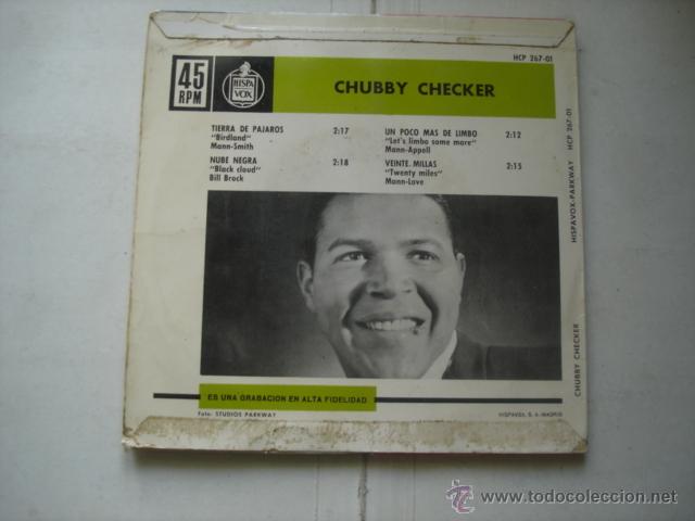 Discos de vinilo: CHUBBY CHECKER  BIRDLAND (TIERRA DE PAJAROS) - Foto 2