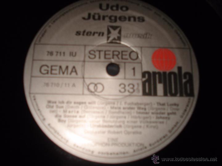 Discos de vinilo: Udo Jurgens:Was ich dir sagen will - Foto 2