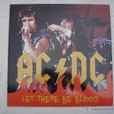 Discos de vinilo: AC/DC - LET THERE BE BLOOD - LP - VINILO BLANCO - NUEVO - RARO. Lote 386882804