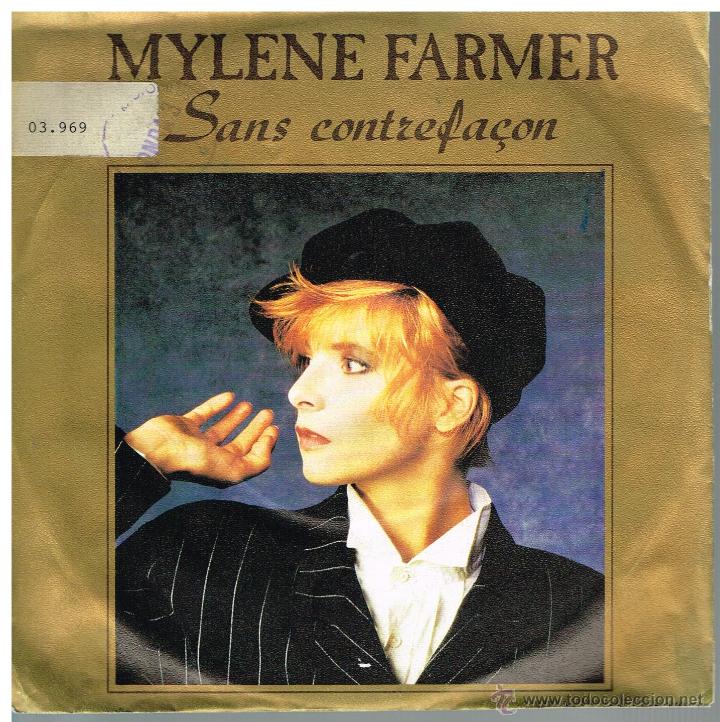 Discos de vinilo: Mylene Farmer - Sans Contrefacon / La ronde triste - Single 1987 - Foto 1