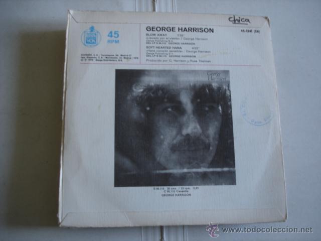 Discos de vinilo: GEORGE HARRISON BLOW AWAY - Foto 2