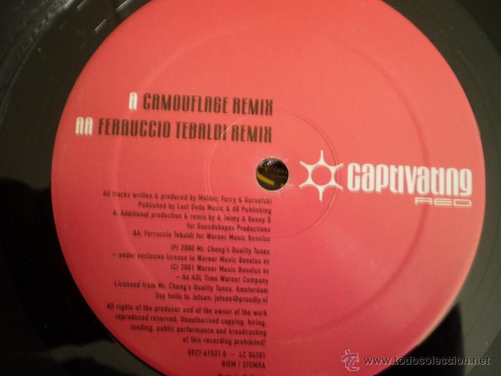 Discos de vinilo: MAXI 33. JETSON STARLIGHT. THE REMIXES. - Foto 2