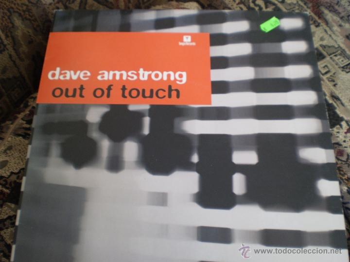 Discos de vinilo: MAXI 33. DAVE AMSTRONG. OUT OF TOUCH - Foto 1