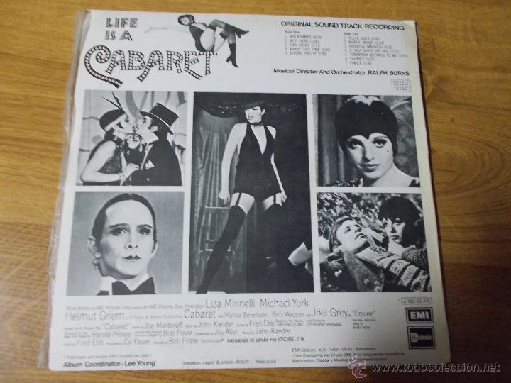 Discos de vinilo: ORIGINAL SOUND TRACK RECORDING. CABARET - Foto 3