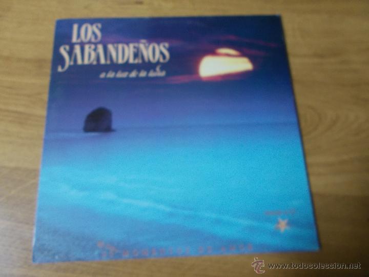 Discos de vinilo: LOS SABANDE&Ntilde;OS. A LA LUZ DE LA LUNA. - Foto 1