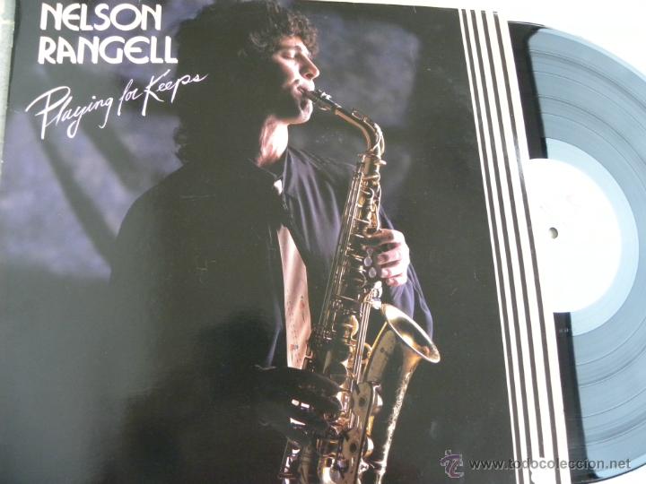Discos de vinilo: NELSON RANGELL - PLAYING FOR KEEPS - LP 1989 -BUEN ESTADO - Foto 1
