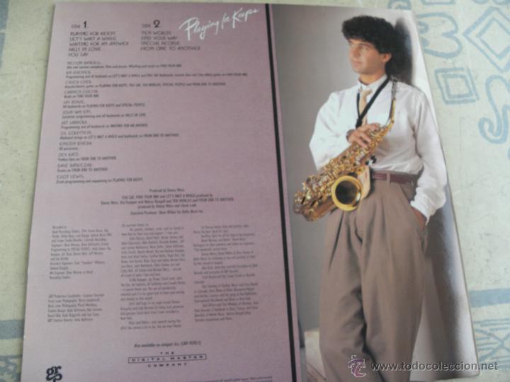 Discos de vinilo: NELSON RANGELL - PLAYING FOR KEEPS - LP 1989 -BUEN ESTADO - Foto 2