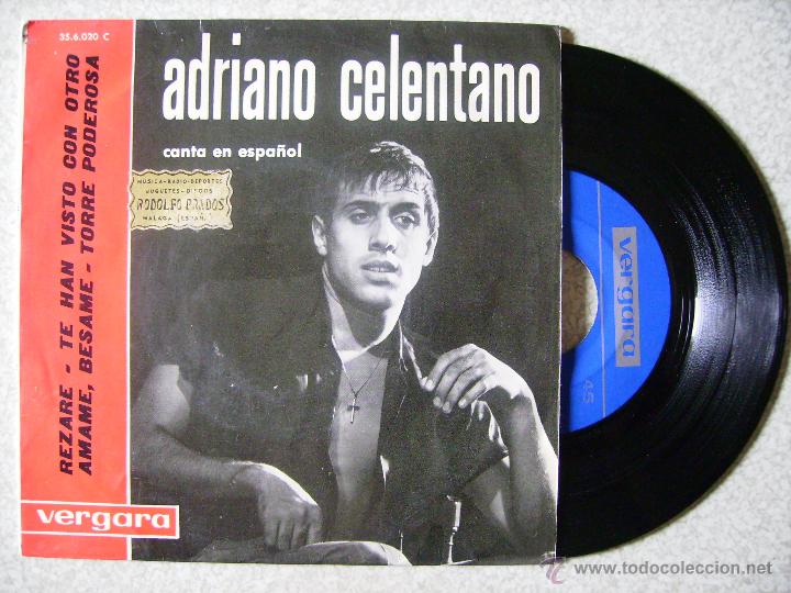 Discos de vinilo: ADRIANO CELENTANO.REZARE + 3..PEDIDO MINIMO 5&euro; - Foto 1