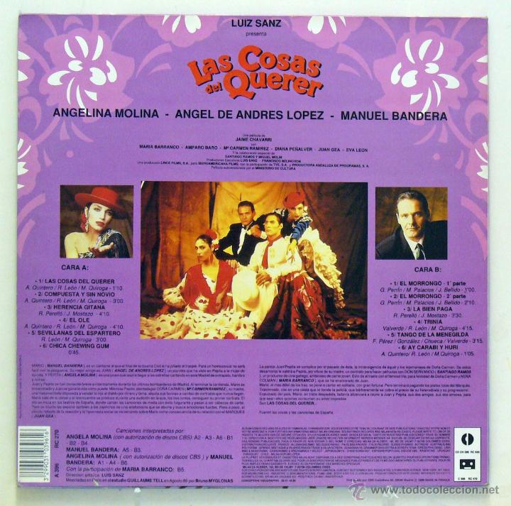 Discos de vinilo: Varios - Las Cosas Del Querer (LP Vinilo. Original 1984) - Foto 2
