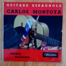 Discos de vinilo: CARLOS MONTOYA - GUITARE ESPAGNOLE. Lote 49078003