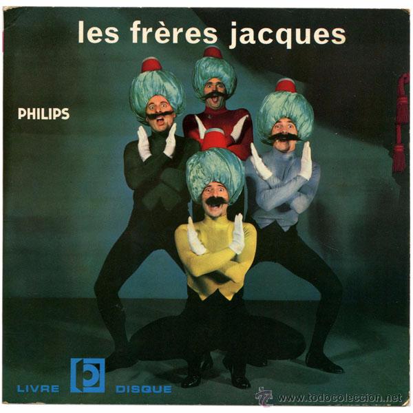 Vinyl-Schallplatten: Les Fr&egrave;res Jacques &ndash; Le Poin&ccedil;onneur Des Lilas (GAINSBOURG) - EP FRANCE 1958 - PHILIPS 432.267 BE
