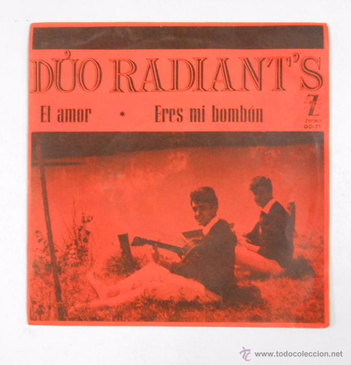 Discos de vinilo: DUO RADIANTS. EL AMOR. ERES MI BOMBON. TDKDS3 - Foto 1