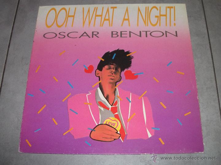 Discos de vinilo: OSCAR BENTON - OOH WHAT A NIGHT - MAXI - Foto 1