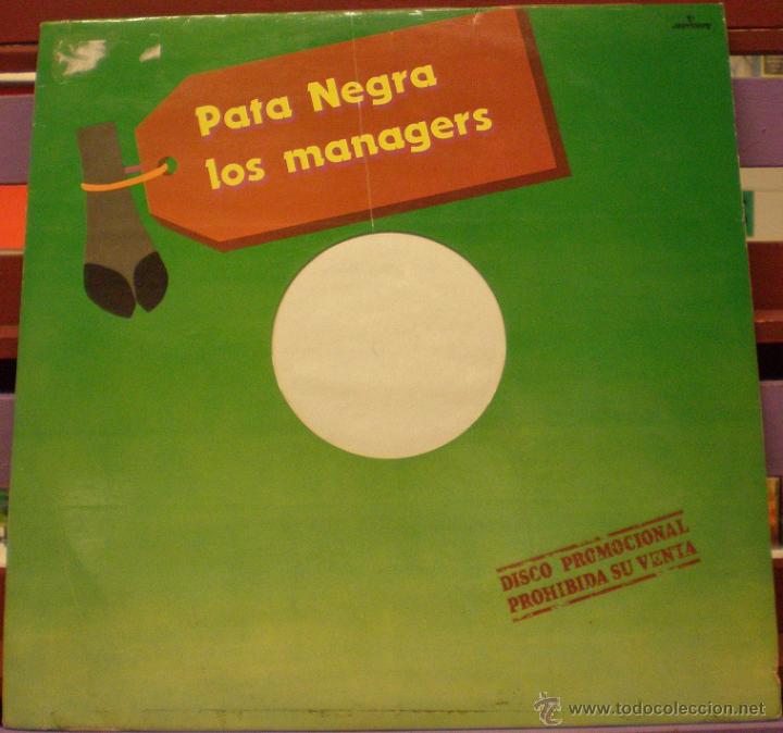 Vinyl records: Pata Negra - Los Managers - Promocional