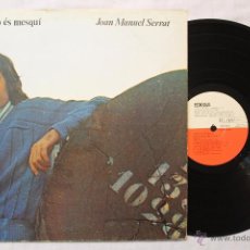 Discos de vinilo: JOAN MANUEL SERRAT RES NO ES MESQUI LP VINILO MADE IN SPAIN 1977. Lote 49116046