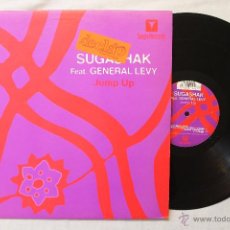 Discos de vinilo: SUGASHAK FEAT. GENERAL LEVY JUMP UP MAXI SINGLE VINIL MADE IN SPAIN 2003. Lote 49117492