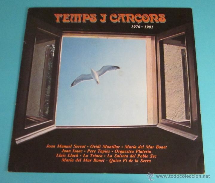Discos de vinilo: TEMPS I CAN&Ccedil;ONS. 1976 - 1981 - Foto 1