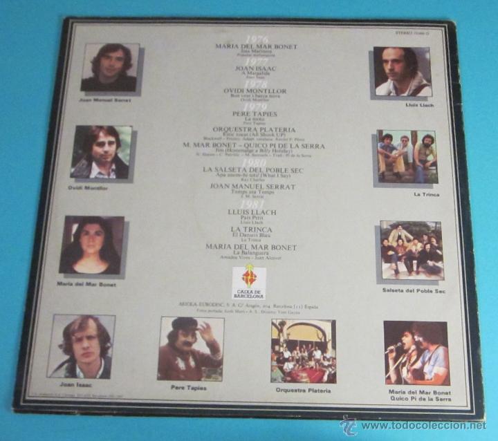Discos de vinilo: TEMPS I CAN&Ccedil;ONS. 1976 - 1981 - Foto 2