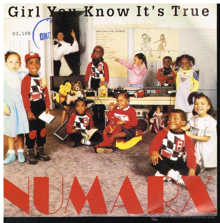 Discos de vinil: Numarx - Girl You Know It's True / S.P.E.N. (The confusión) - Single 1988 - Promo