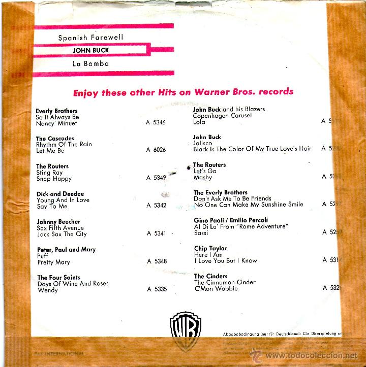 Discos de vinilo: JOHN BUCK LA BOMBA - Foto 2