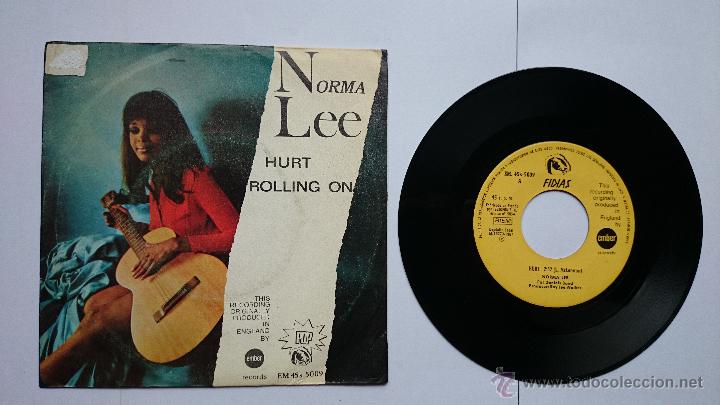 Discos de vinilo: NORMA LEE - HURT / ROLLING ON (1967) - Foto 1
