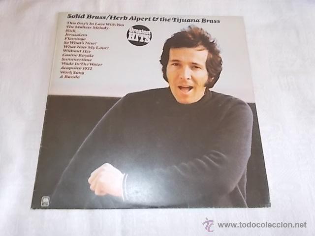 Discos de vinilo: HERB ALPERT & TIJUANA BRAS Solid Brass - Foto 1