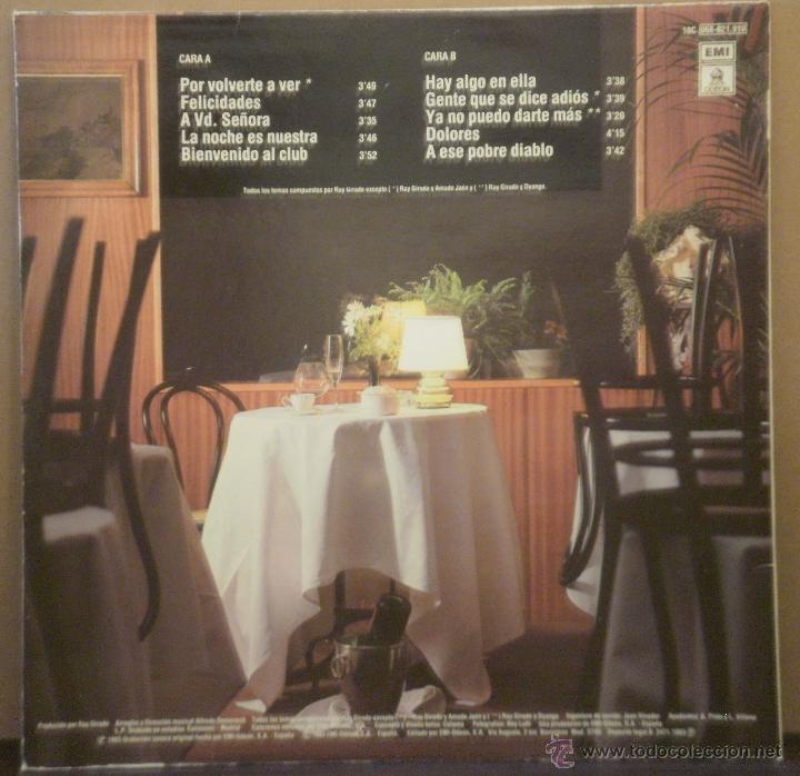 Discos de vinilo: lp dyango - bienvenido al club - emi odeon 1983 - Foto 2