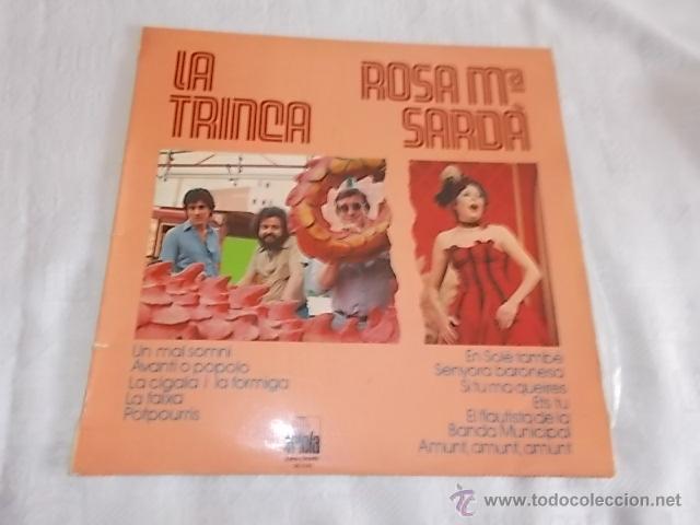 Discos de vinilo: LA TRINCA / ROSA M&ordf; SARD&Agrave; - Foto 1