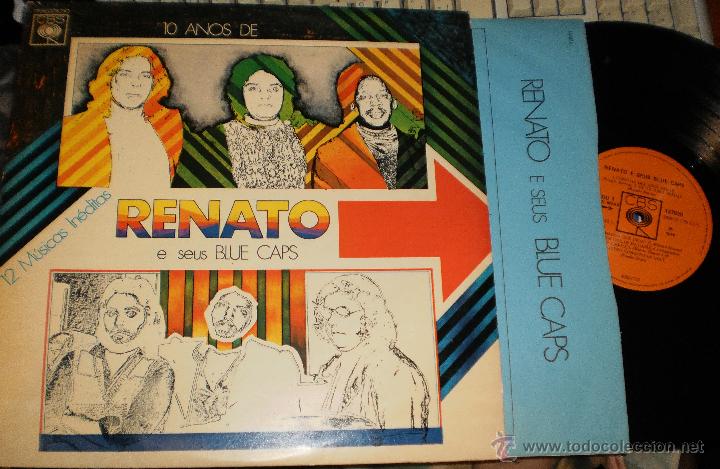 Disques de vinyle: renato e seus blue caps lp 10 anos.brasil.1976