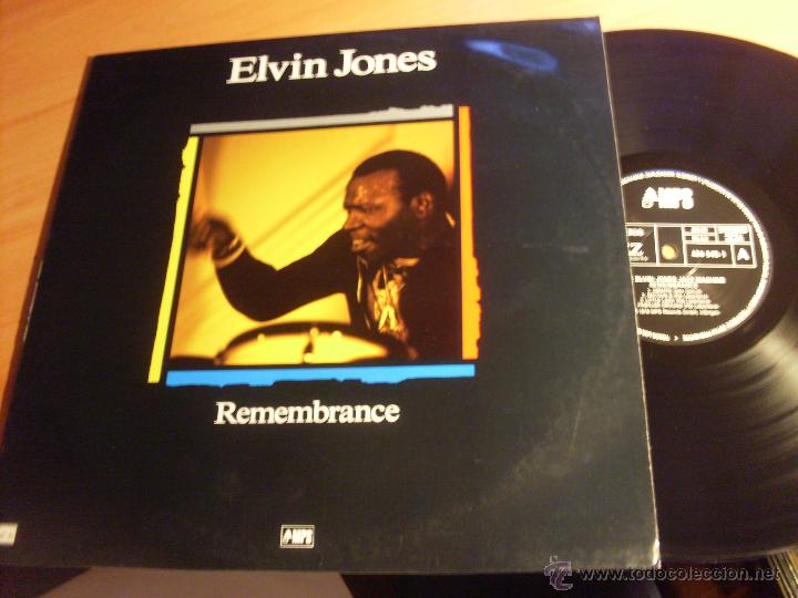 Discos de vinilo: ELVIN JONES (REMEMBRANCE) LP ESPA&Ntilde;A (B-9) - Foto 1