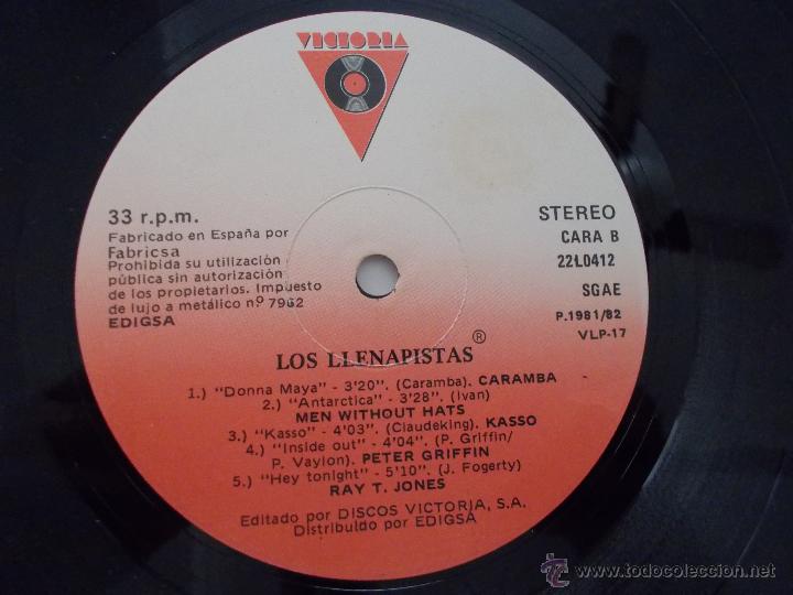 Discos de vinilo: LOS LLENA PISTAS - Foto 2