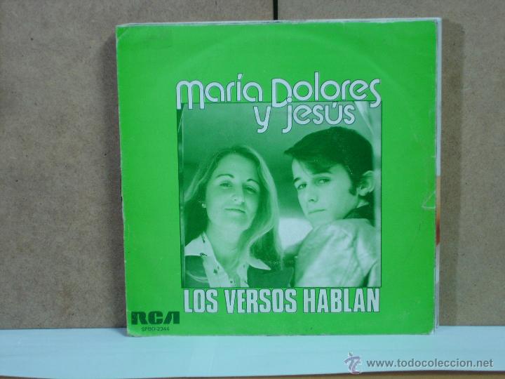 Vinyl-Schallplatten: Maria Dolores y Jesus - Los Versos Hablan / Records de Nostra Infancia - RCA-Victor SPBO-2344 - 1975