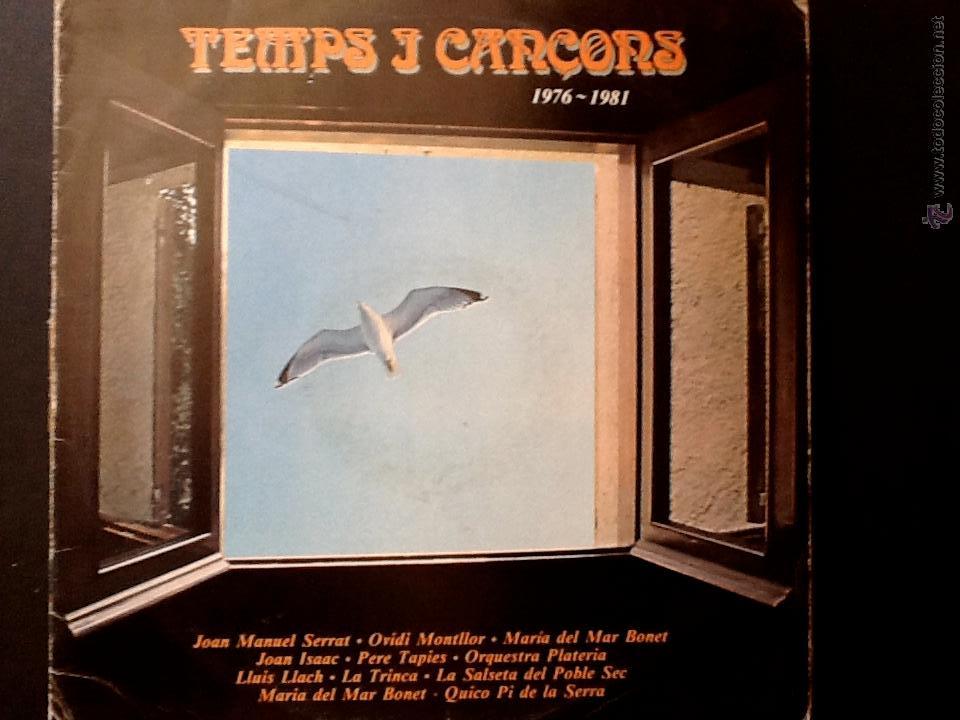 Discos de vinilo: DDAA - Temps i can&ccedil;ons 1976-198 (Ariola, 1981) LP - Foto 1