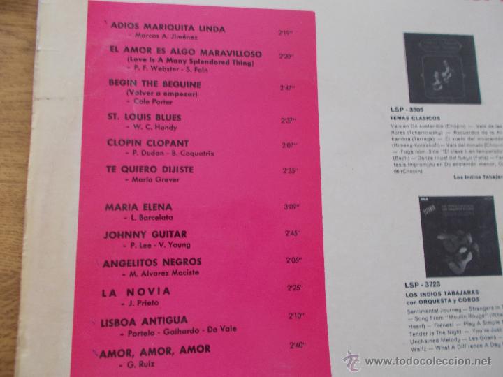 Discos de vinilo: LOS INDIOS TABAJARAS - Foto 2