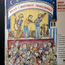 Disques de vinyle: GRUP MATIES MAZARICO - BALLS I MÚSIQUES TRADICIONALS (SE7 EDICIONS FONOGRÀFIQUES, 1985) LP . Lote 49170025