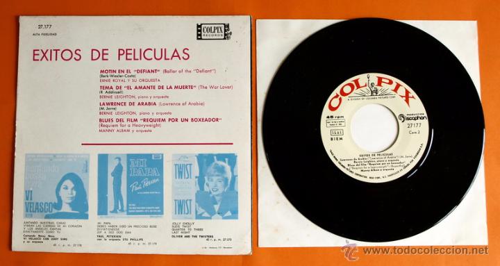 Discos de vinilo: DISCO DE VINILO - 4 EXITOS DE PELICULAS - LAWRENCE DE ARABIA  - COLPIX - - Foto 2