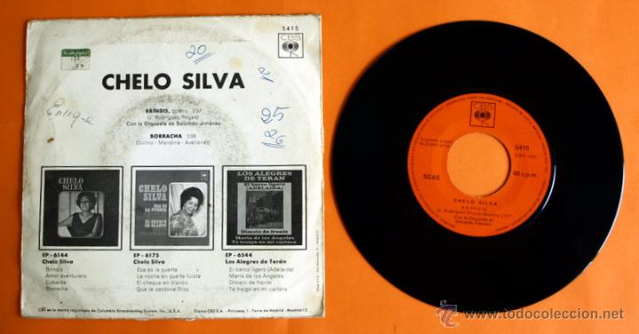 Discos de vinilo: DISCO DE VINILO - CHELO SILVA - BRINDIS, BORRACHA - CBS - - Foto 2