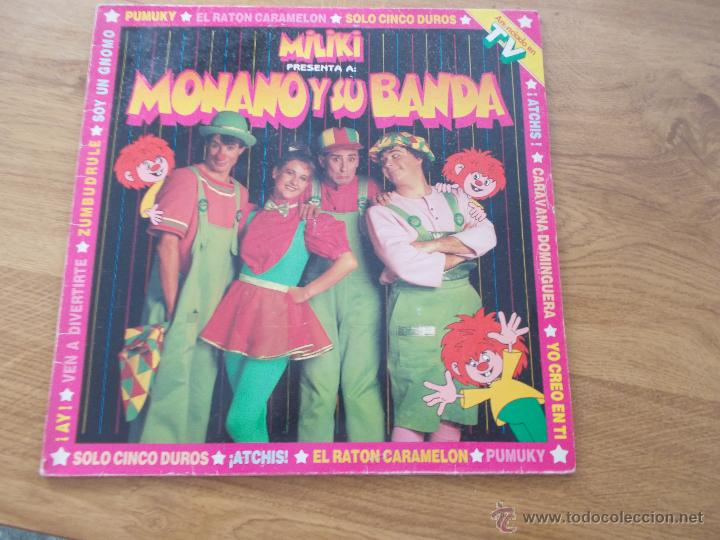 Discos de vinilo: MILIKI PRESENTA A MONANO Y SU BANDA. - Foto 1