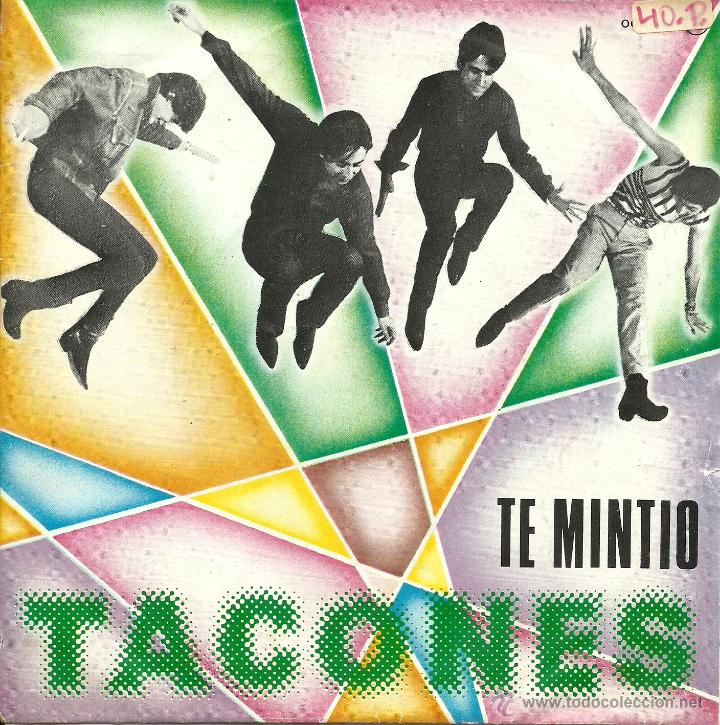 Discos de vinilo: TACONES -TE MINTIO - SINGLE VINILO - Foto 1