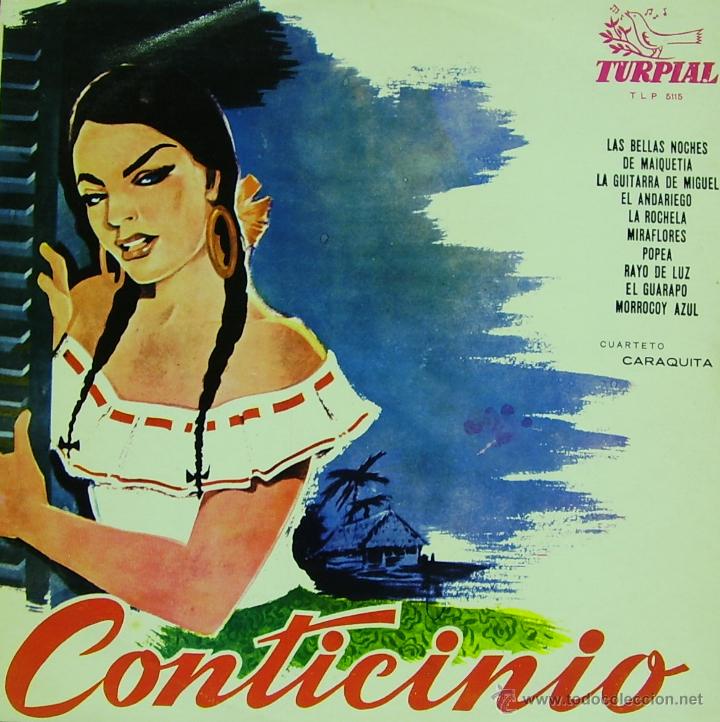 Disques de vinyle: CUARTETO CARAQUITA-CONTICINIO LP VINILO (VENEZUELA)