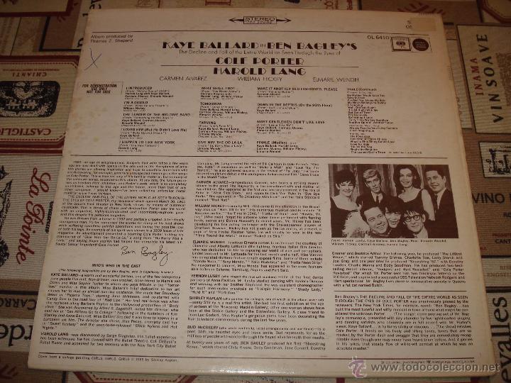 Discos de vinilo: KAYE BALLARD IN BEN BAGLEYS - Foto 3