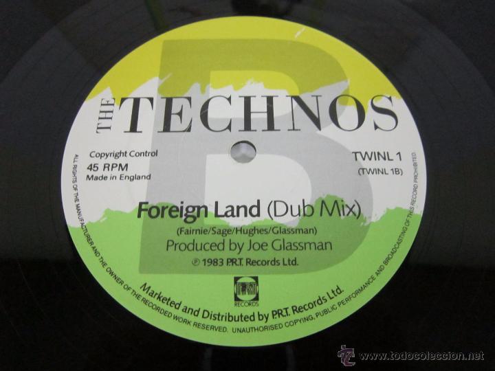 Discos de vinilo: THE TECHNOS - FOREIGN LAND - MX - PRT 1983 UK - Foto 2