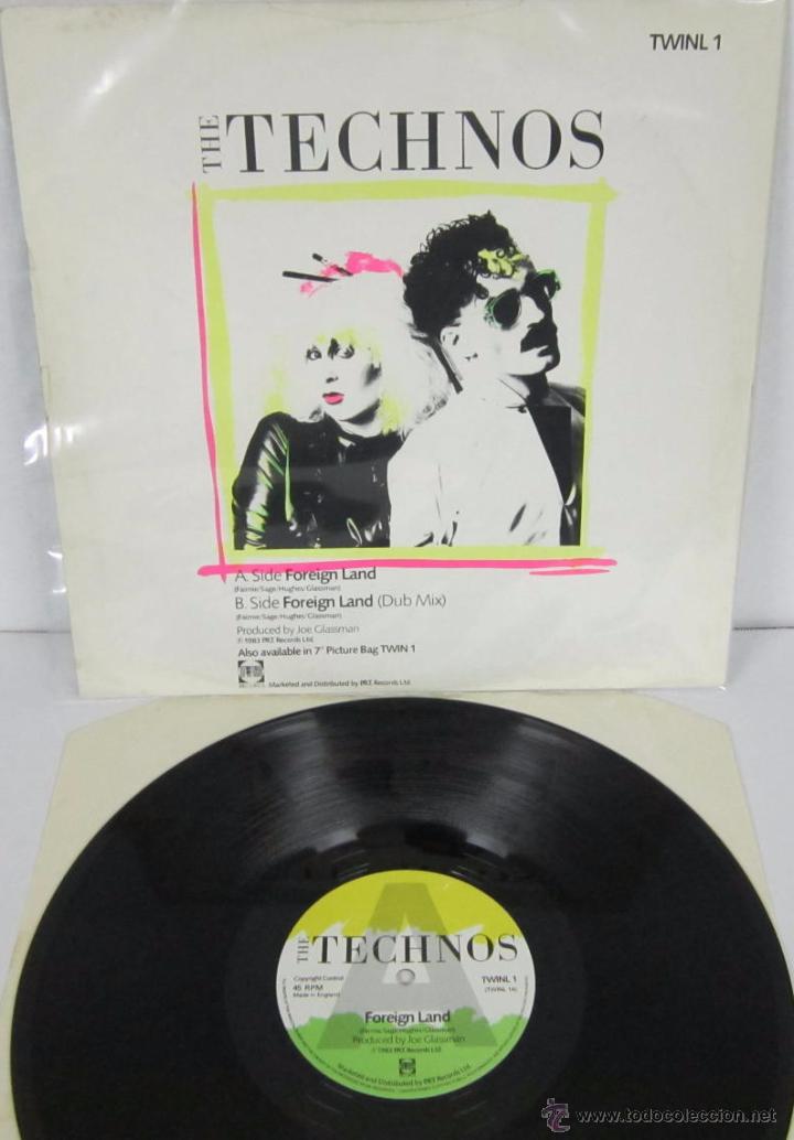 Discos de vinilo: THE TECHNOS - FOREIGN LAND - MX - PRT 1983 UK - Foto 3
